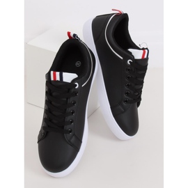 Sneakers da donna nere B0-501 Black nero 2