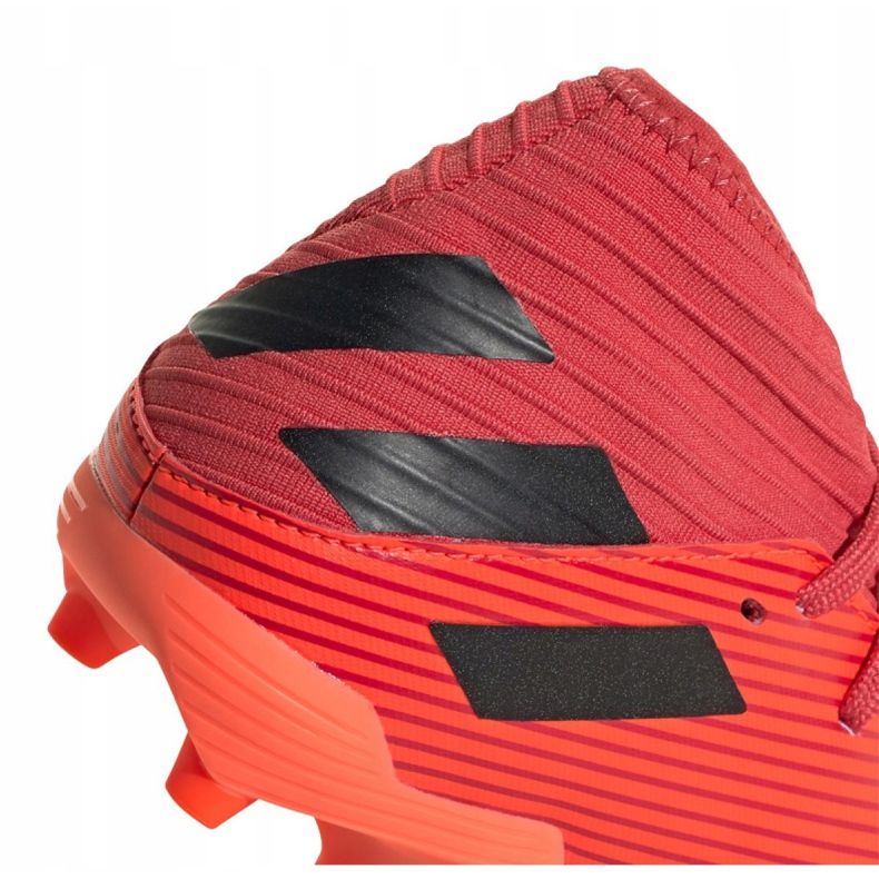 Le scarpe da calcio adidas Nemeziz 19.3 Fg Jr EH0492 rosso rosso 2