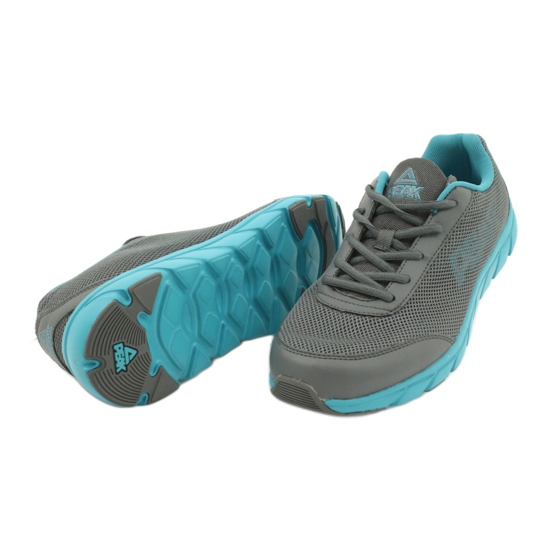 Peak Scarpe da corsa con visiera E43823H M 61325-61327 grigio blu 3