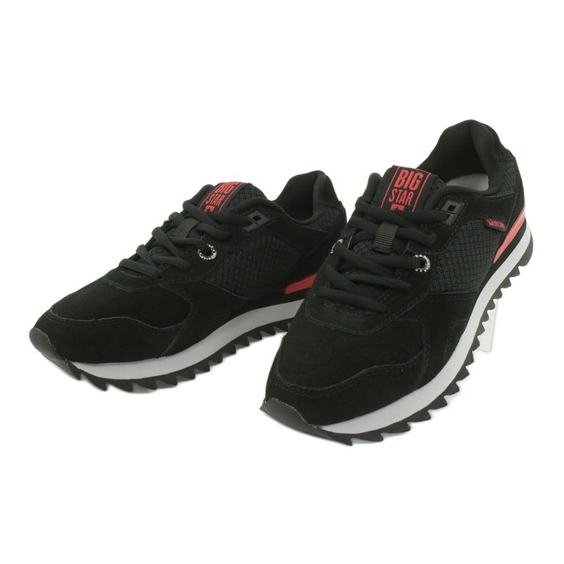 Scarpe sportive BIG STAR GG274524 nero rosso 2
