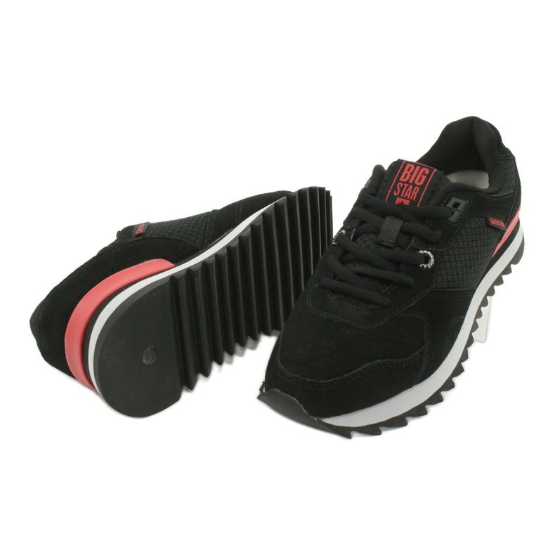 Scarpe sportive BIG STAR GG274524 nero rosso 3