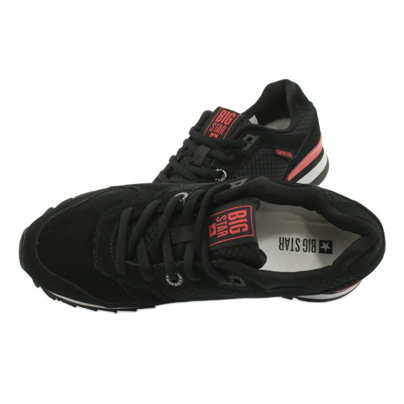 Scarpe sportive BIG STAR GG274524 nero rosso 4