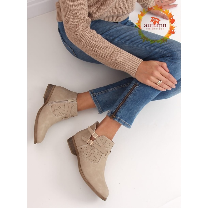 Scarpe da donna beige CH2003 Beige marrone 1