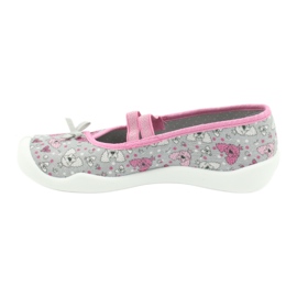 Scarpe per bambini Befado 116Y273 rosa grigio 1
