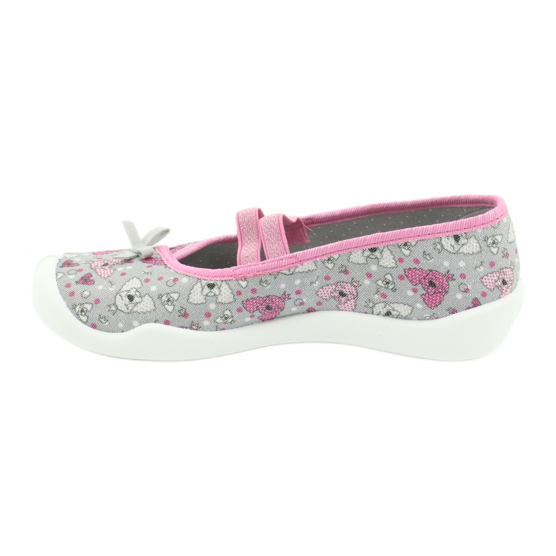 Scarpe per bambini Befado 116Y273 rosa grigio 1
