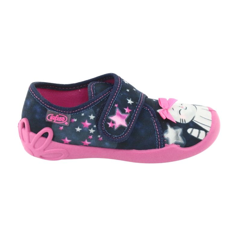 Scarpe per bambini Befado 122X003 blu navy rosa grigio 1