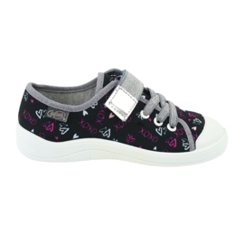 Scarpe per bambini Befado 251Y142 nero rosa grigio 5