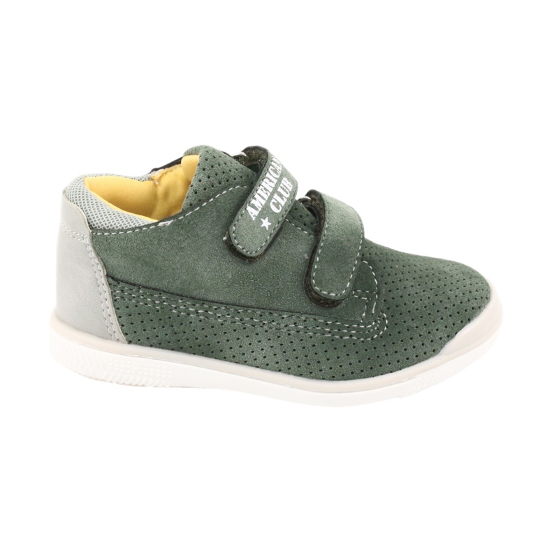 Stivali Con Velcro American Club GC22 grigio verde 6