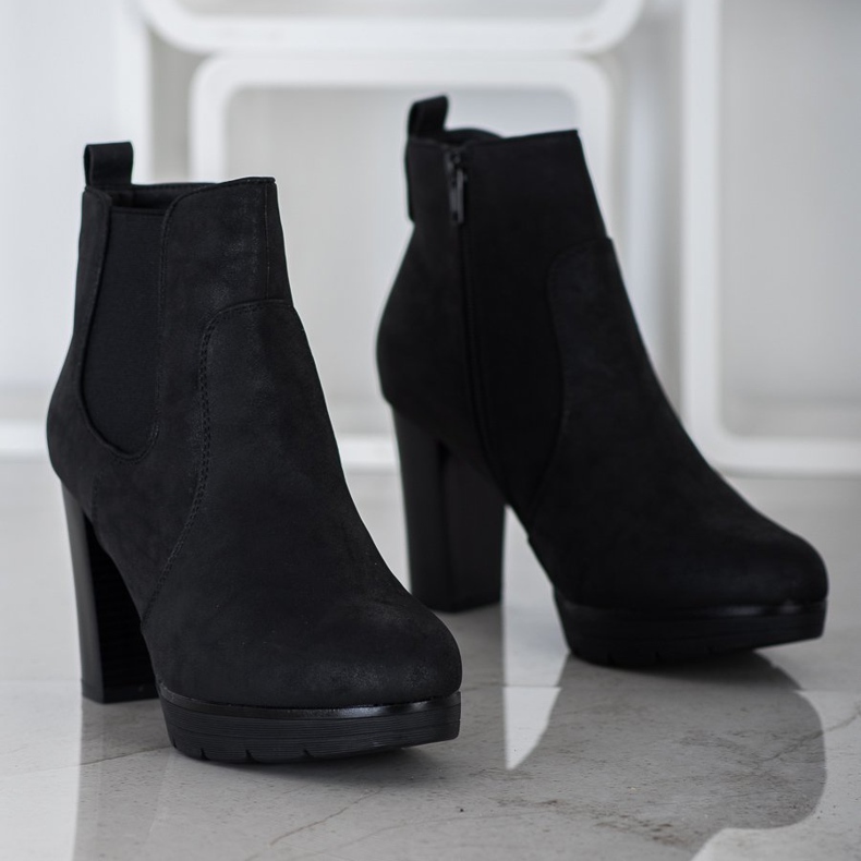 Goodin Stivali alla moda sul post nero 1