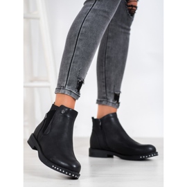 Goodin Stivali in ecopelle nero 1