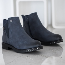 Goodin Stivali in ecopelle blu navy blu 1