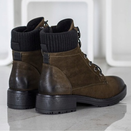 Casual VINCEZA Trappers verde 1