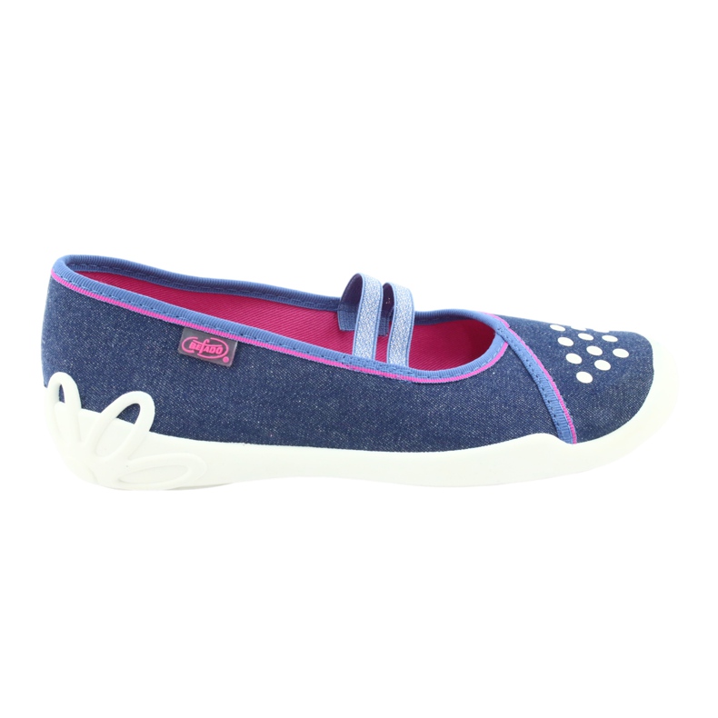 Scarpe per bambini Befado 116Y253 blu navy blu rosa 5