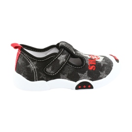 American Club Sneaker bambino inserto in pelle TEN12 nero rosso grigio 6