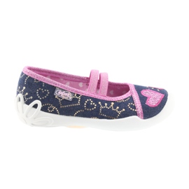 Scarpe per bambini Befado 116X247 giallo rosa blu navy 7