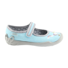 Scarpe per bambini Befado 114X331 konik blu grigio 5