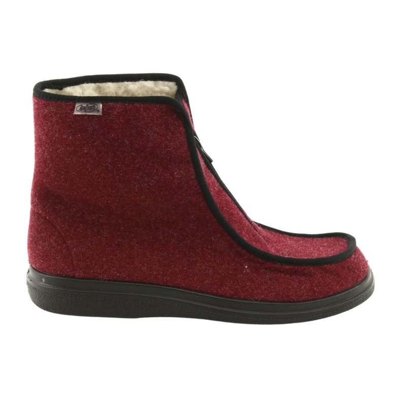 Dr. orto befado women's shoes pu lana isolata 996d005 Burgundy rosso 4