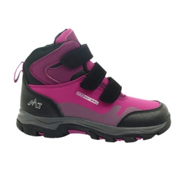 Mttrek Stivaletti velcro MT TREK 011 fucsia nero viola rosa 6