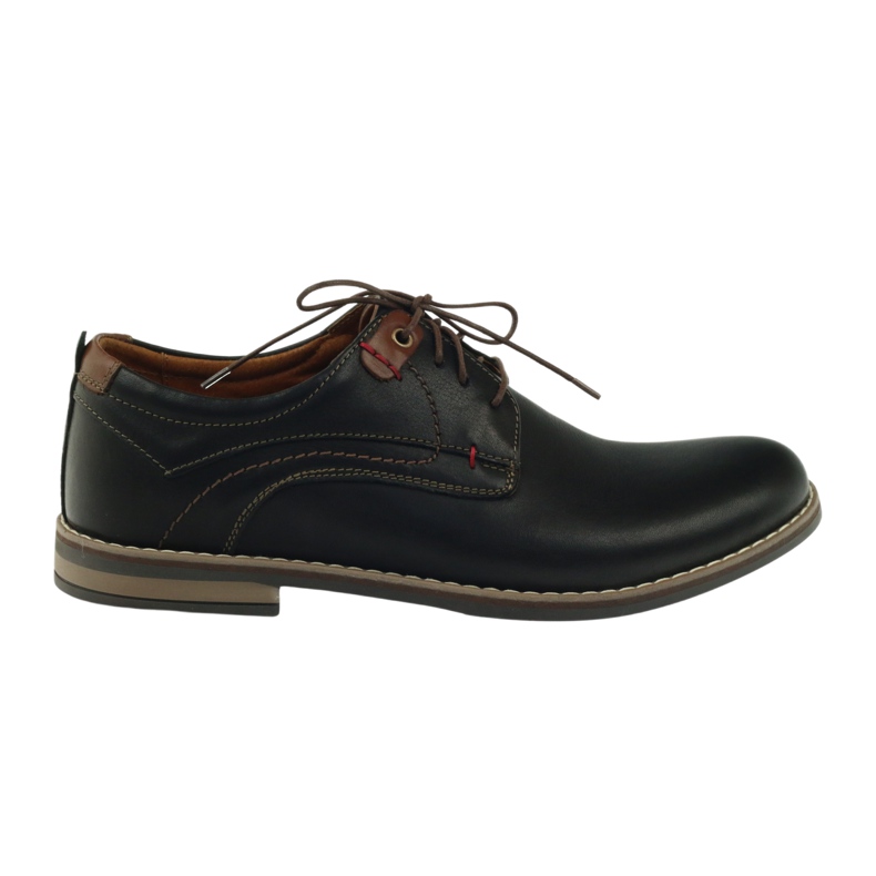 Riko scarpe uomo stringate 842 nero marrone 6