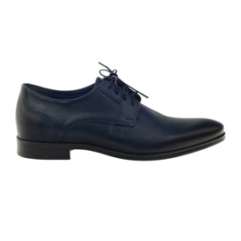 Ciabatte da uomo brogue Nikopol 1628 blu navy 5
