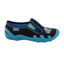 Befado scarpe per bambini pantofole 290x161 blu navy blu verde 5