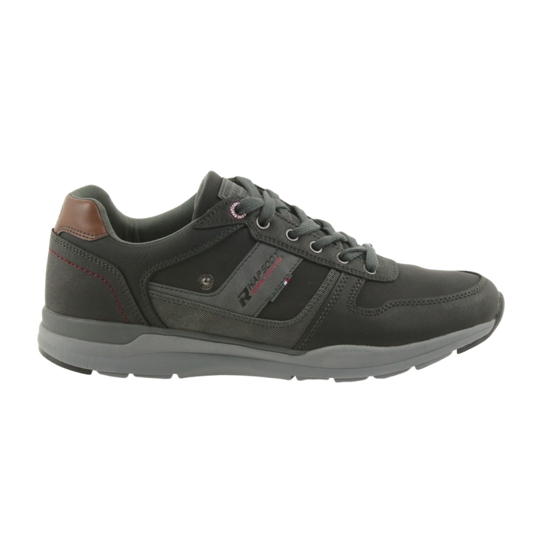 American Club Scarpe sportive leggere da uomo americane RH01/19 nere nero marrone grigio 5