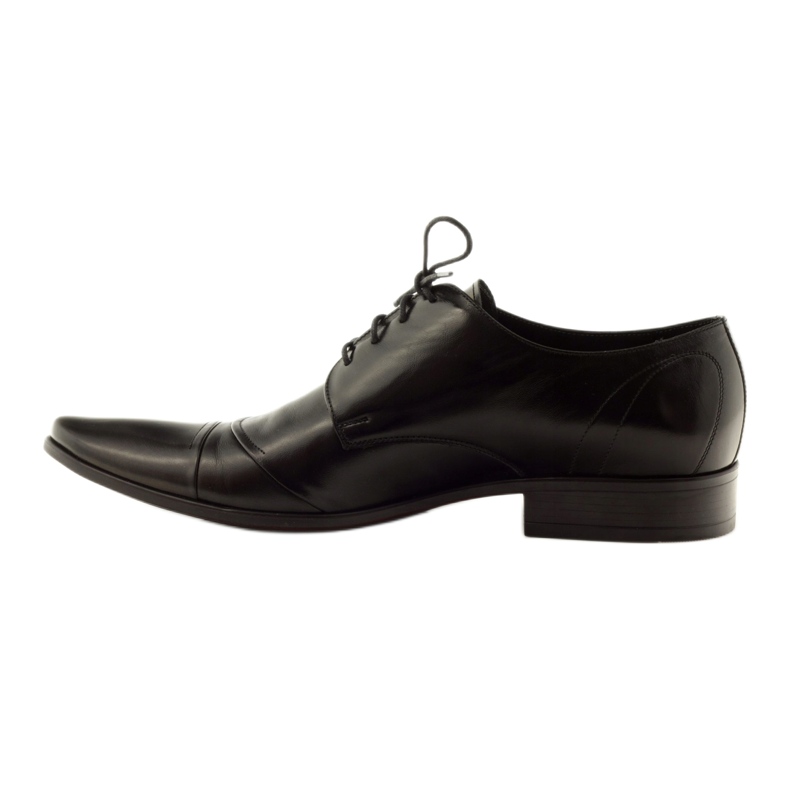 Scarpe in pelle da uomo Pilpol 1138 nere nero 1
