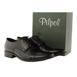 Scarpe classiche nere Pilpol L005 nero 4