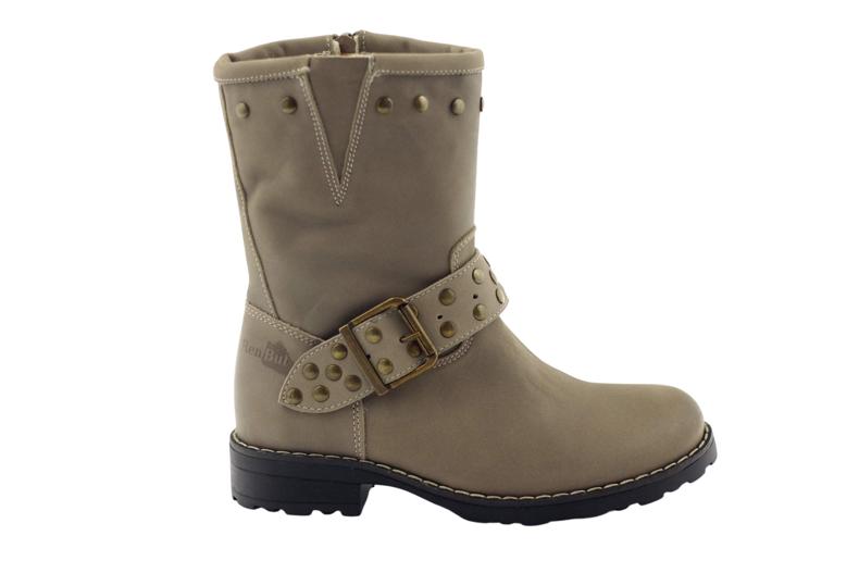 Stivali con cerniera Ren But 4228 beige 5