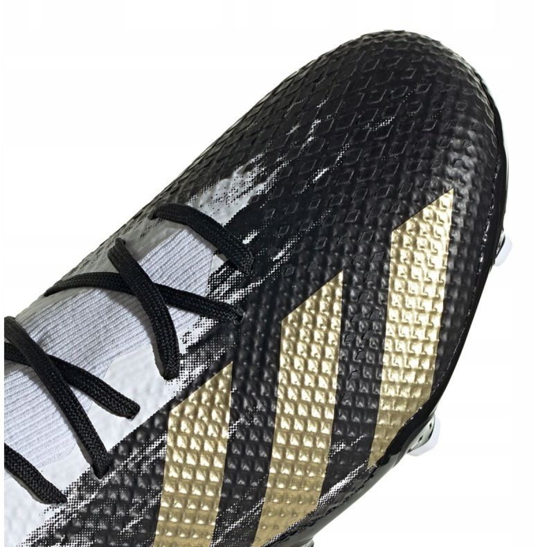 Scarpe da calcio Adidas Predator 20.3 Fg M FW9196 nero, bianco, nero, oro bianca 2