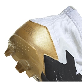 Scarpe da calcio Adidas Predator 20.1 Fg Jr FW9208 nero, bianco, nero, oro bianca 2