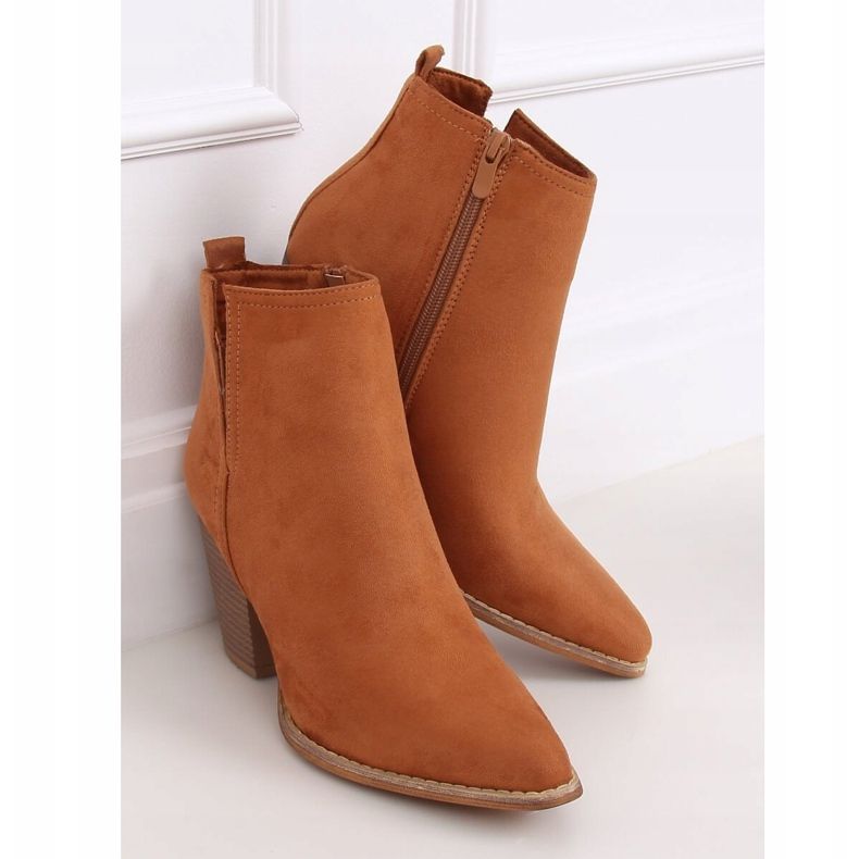 Stivali tacco alto mandorla cammello M397 Camel marrone 1