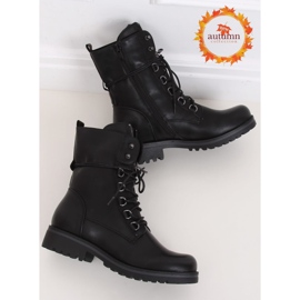 Stivali militari neri BZ66017-KB Nero 1