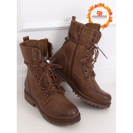 Stivali militari marroni da lavoro BZ66017-KB Khaki marrone cachi 1