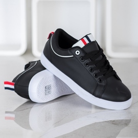 SHELOVET Sneakers Alla Moda Con Ecopelle nero 1