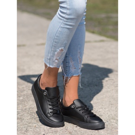 SHELOVET Sneakers Con Ecopelle nero 2