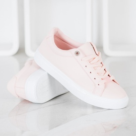 SHELOVET Sneakers Con Ecopelle rosa 1