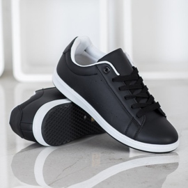 SHELOVET Scarpe da ginnastica nere casual nero 2