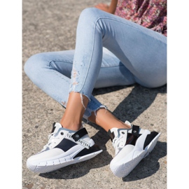 Marquiz Scarpe da ginnastica alla moda bianca nero 2