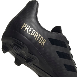 Adidas Predator 19.4 FxG Jr EF8989 scarpe da calcio nere nero 3
