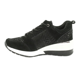 Scarpe sportive da donna allacciate Filippo DP1505/20 nere nero 1