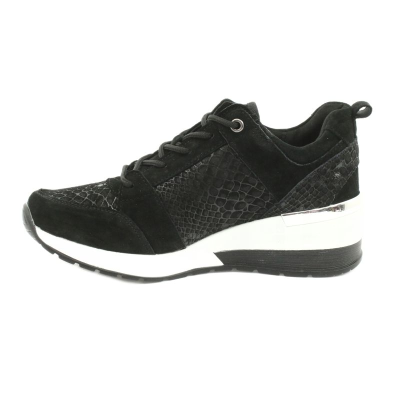 Scarpe sportive da donna allacciate Filippo DP1505/20 nere nero 1