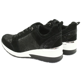 Scarpe sportive da donna allacciate Filippo DP1505/20 nere nero 5