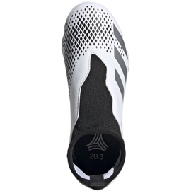 Scarpe da calcio Adidas Predator 20.3 Ll In Jr FW9213 grigio bianco 1