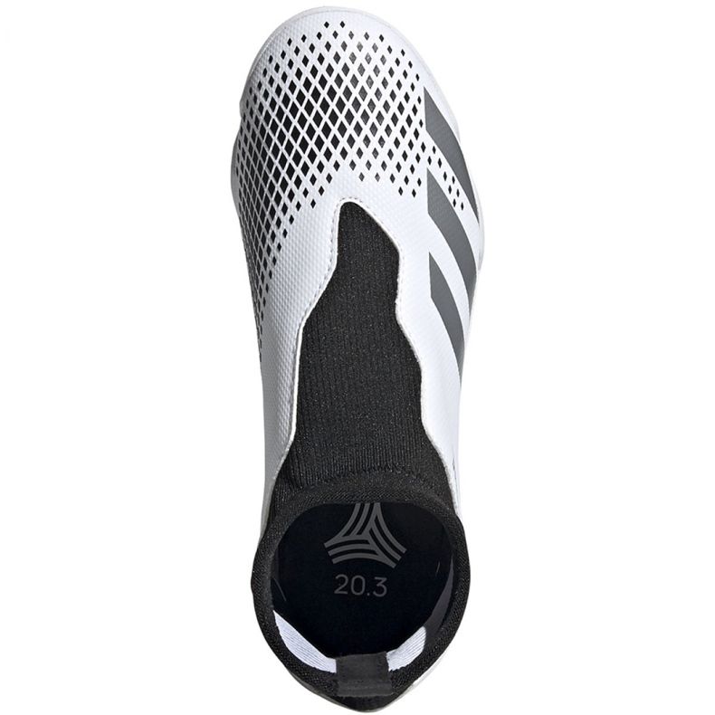 Scarpe da calcio Adidas Predator 20.3 Ll In Jr FW9213 grigio bianco 1