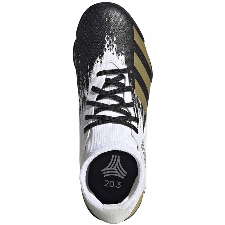 Scarpe da calcio Adidas Predator 20.3 Tf Jr FW9220 grigio bianca 1
