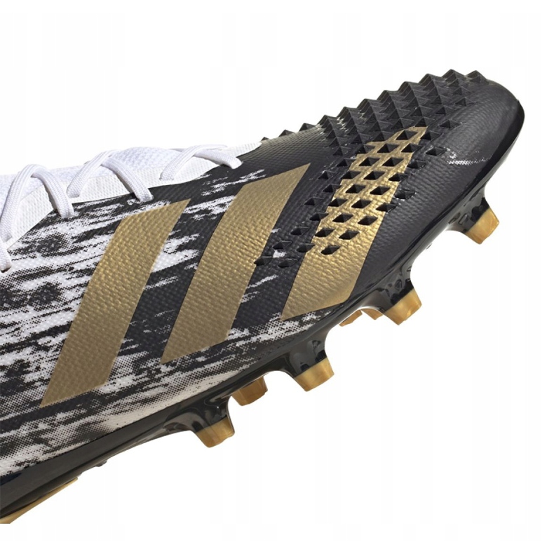 Scarpe da calcio Adidas Predator 20.1 Low Ag M FW9747 nero, bianco, nero, oro bianca 2