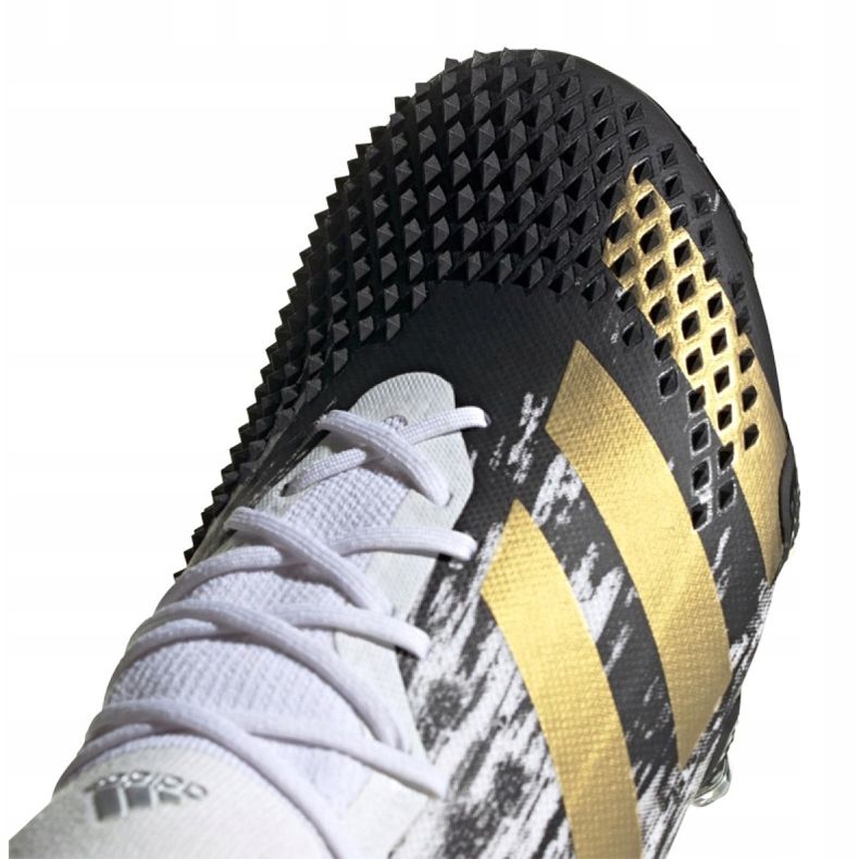 Scarpe da calcio Adidas Predator 20.1 Low Sg M FW9181 nero, bianco, nero, oro bianco 2