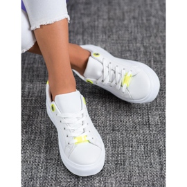 SHELOVET Sneakers Con Ecopelle bianca 1