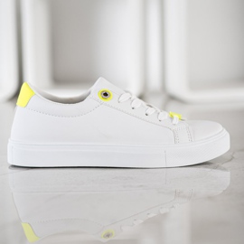 SHELOVET Sneakers Con Ecopelle bianco 2